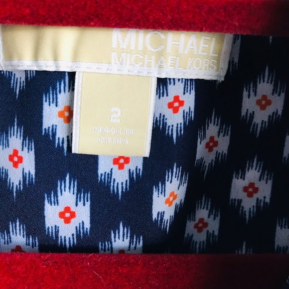 Michael Kors Sz 2 (XS) Blue White Sleeveless Dress - Picture 8 of 16